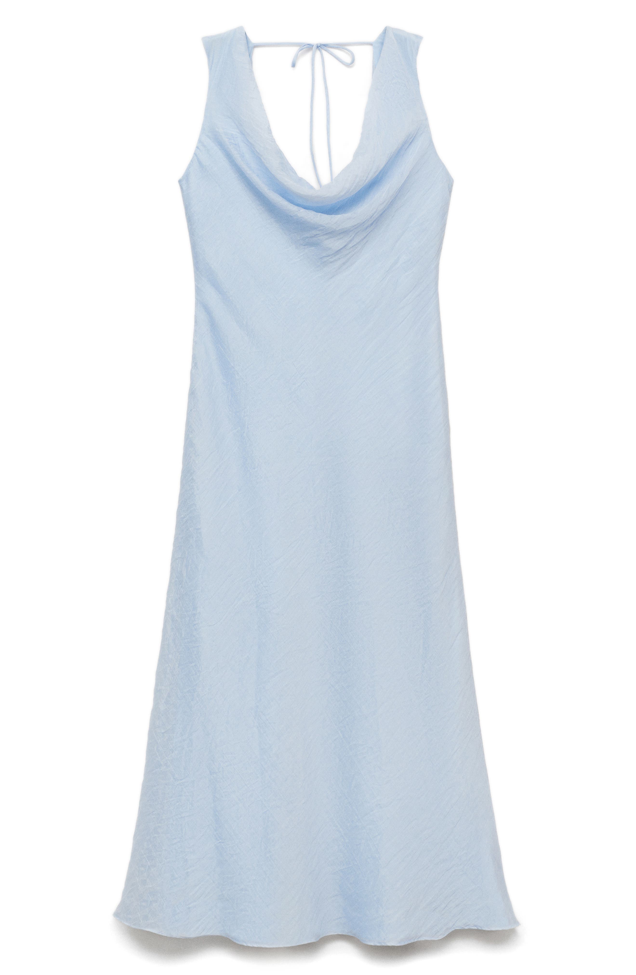 MANGO Cowl Neck Sleeveless Dress