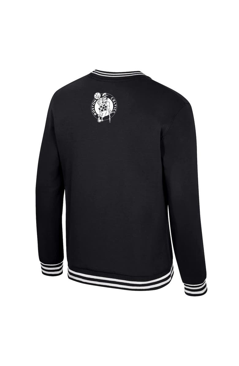 Stadium Essentials Unisex Stadium Essentials Black Boston Celtics Half-Time 2 Pullover Sweatshirt, Alternate, color, Black