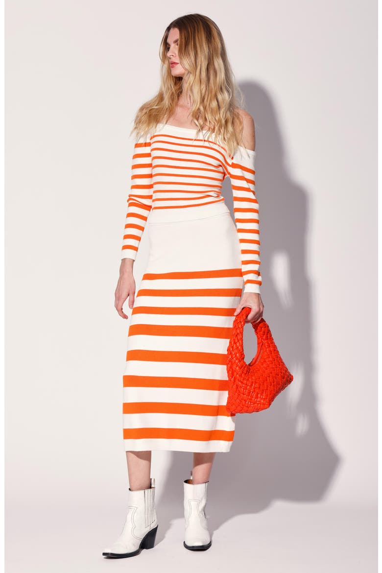 Lainy Top, Alternate, color, ORANGE CRUISE STRIPE
