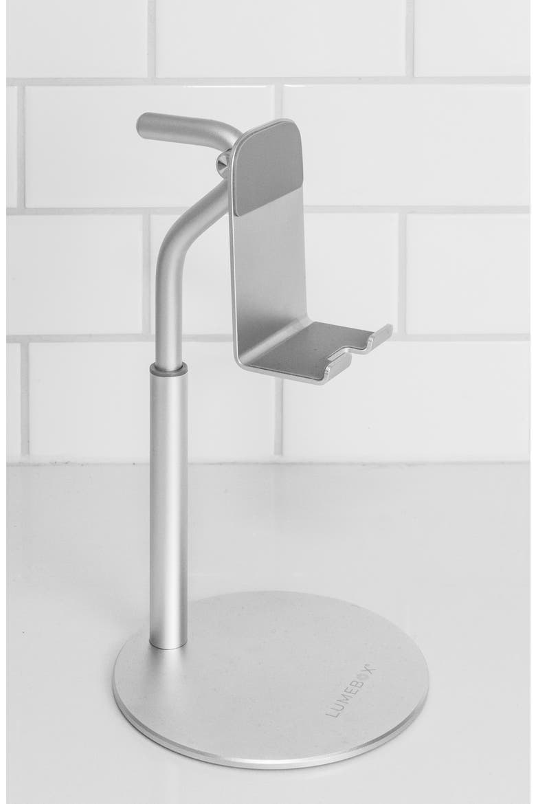 Red Light Lamp Stand, Alternate, color, SILVER