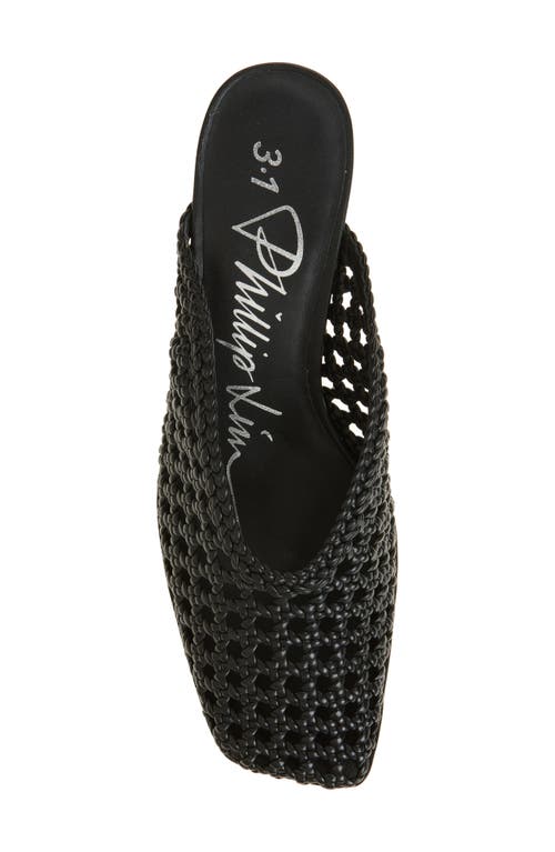 3.1 Phillip Lim Woven Mule In Black