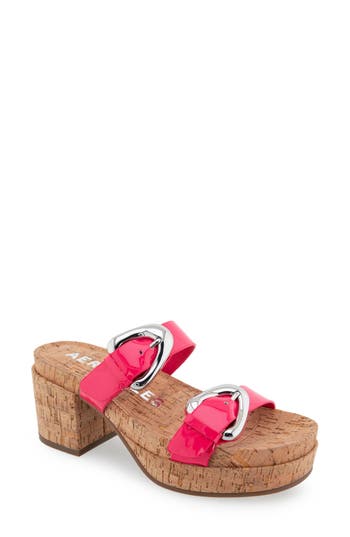 AEROSOLES AEROSOLES CHANCE PLATFORM SLIDE SANDAL
