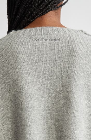 Acne Studios Karat Cool Wool & Cashmere Crop Sweater | Nordstrom Acne Studios Karat Cool Wool & Cashmere Crop Sweater | Nordstrom