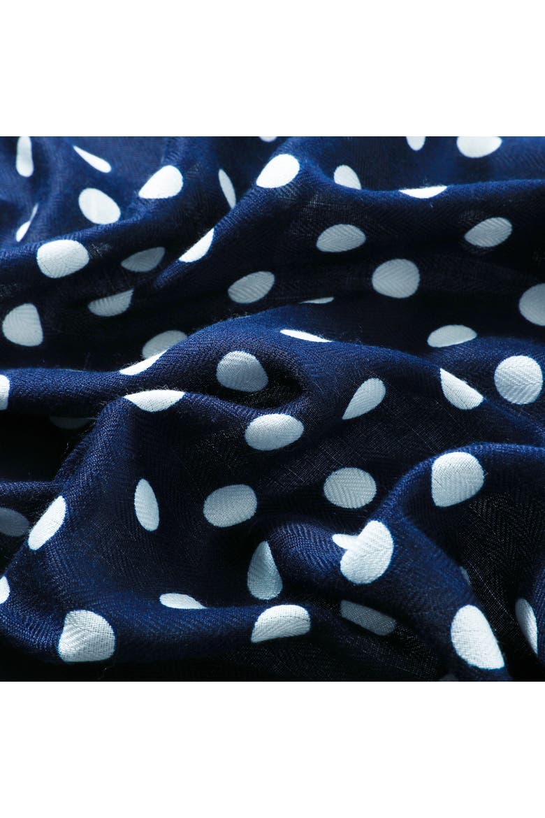 The Sutton Scarf, Alternate, color, Blue/White