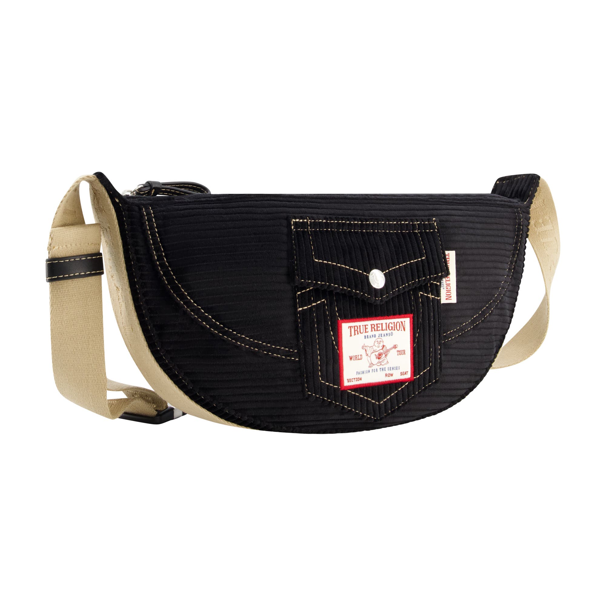 True Religion Corduroy Soft hobo, Alternate, color, 