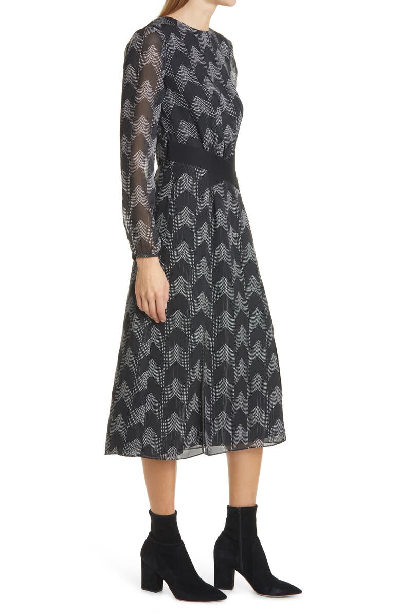 Ted Baker London Atlas Long Sleeve Midi Dress, Alternate, color,
