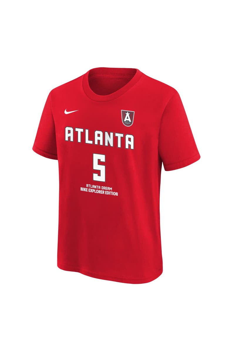 Nike Youth Nike Angel Reese Red Atlanta Dream Player Name & Number T-Shirt, Alternate, color, Red