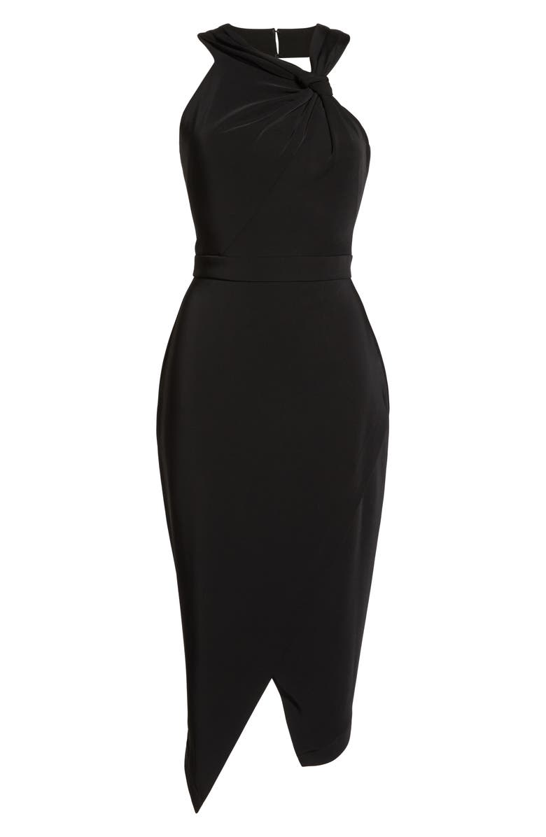 Harlyn Twist Front Asymmetrical Cocktail Dress, Alternate, color,