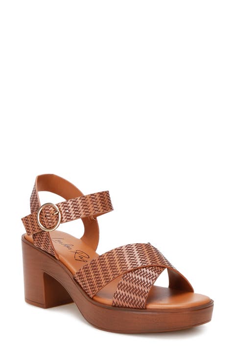 Elenia Platform Block Heel Sandal (Women)