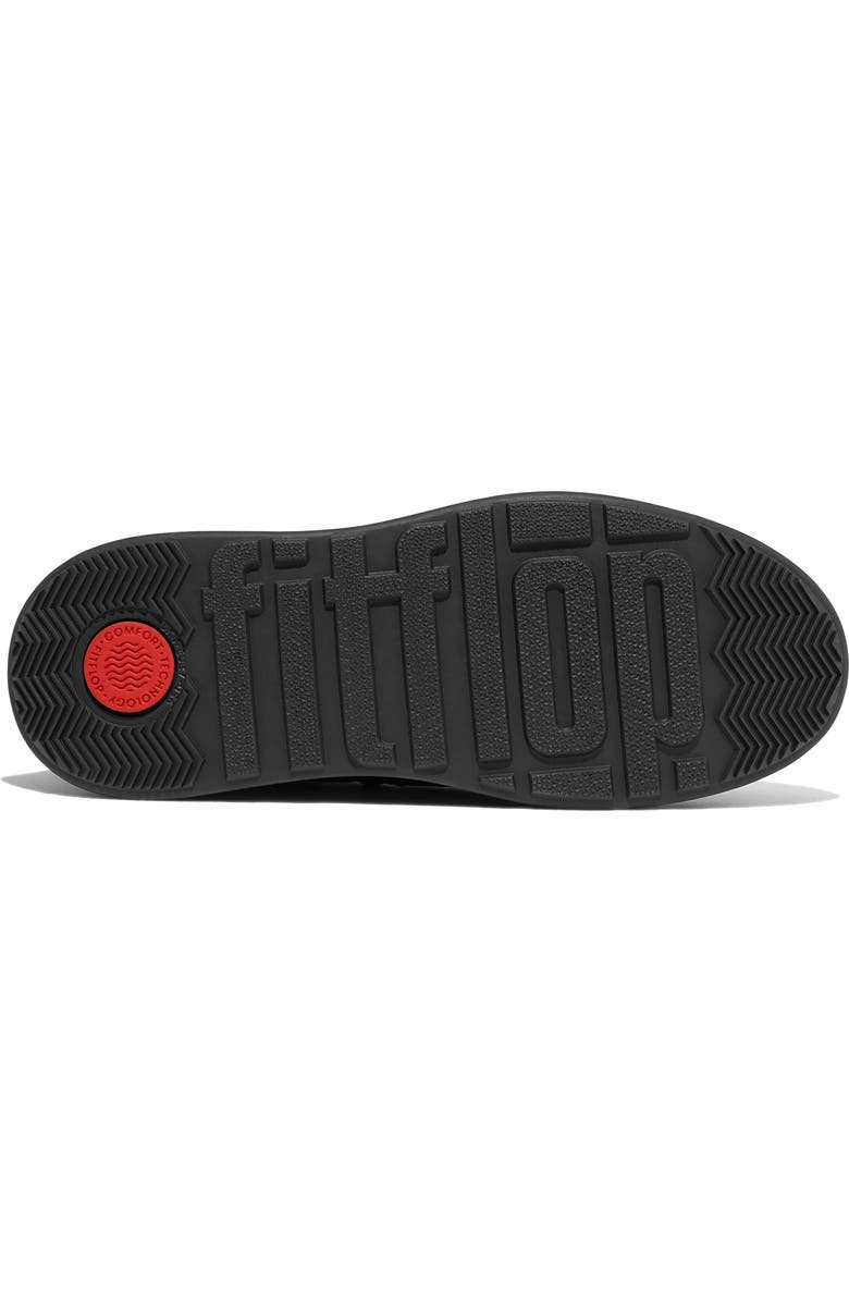 FitFlop F-Mode Flatform Bootie, Alternate, color, All Black