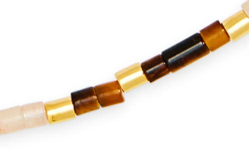 Monica Vinader Delphi Beaded Necklace In Gold