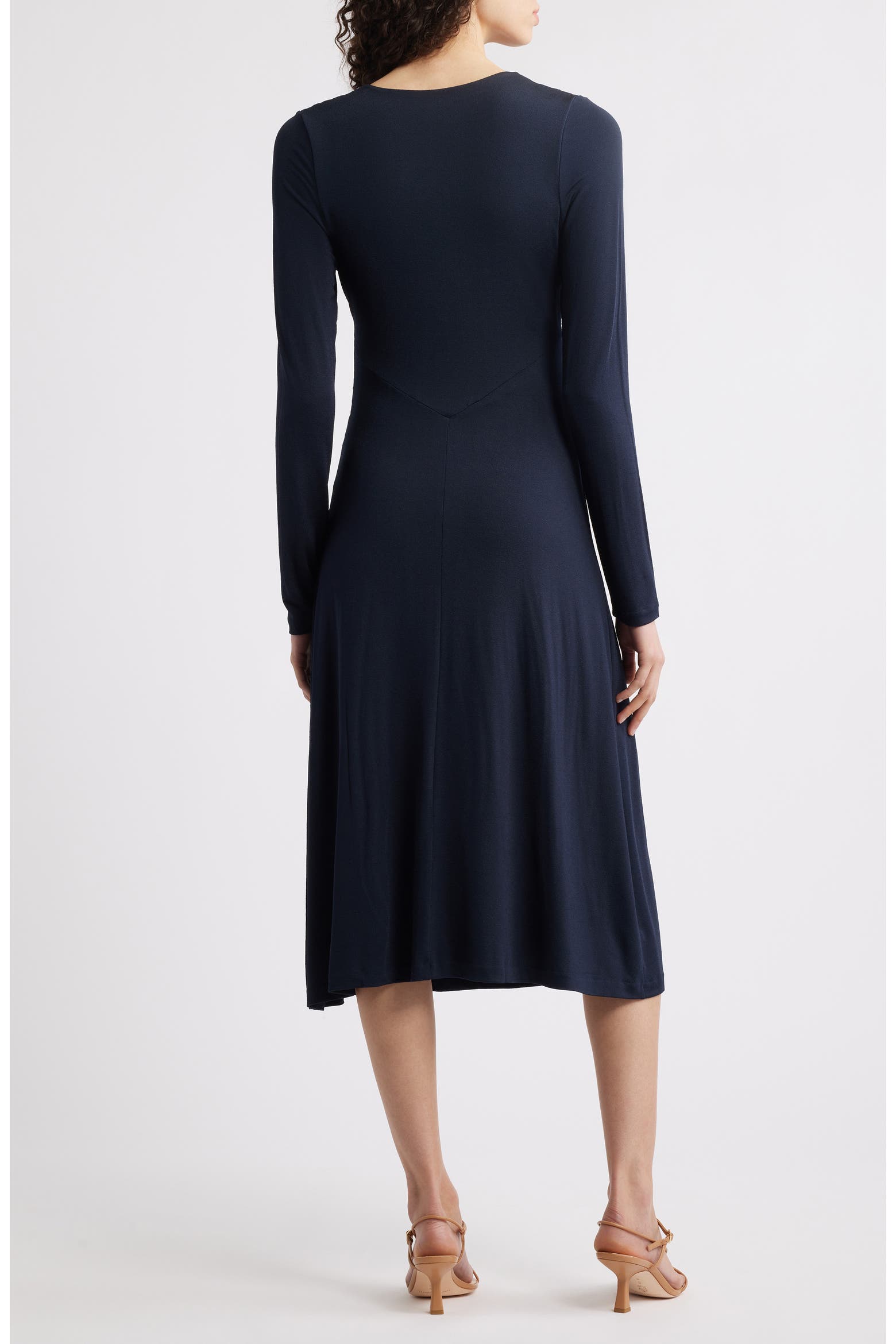 Eulo BOSS Eulo Twisted Long Sleeve Dress (Women) | Nordstromrack