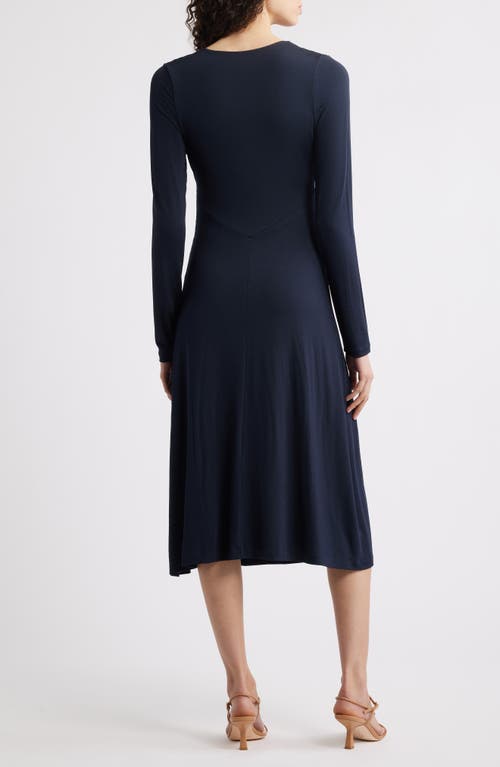 Hugo Boss Boss Eulo Twisted Long Sleeve Dress