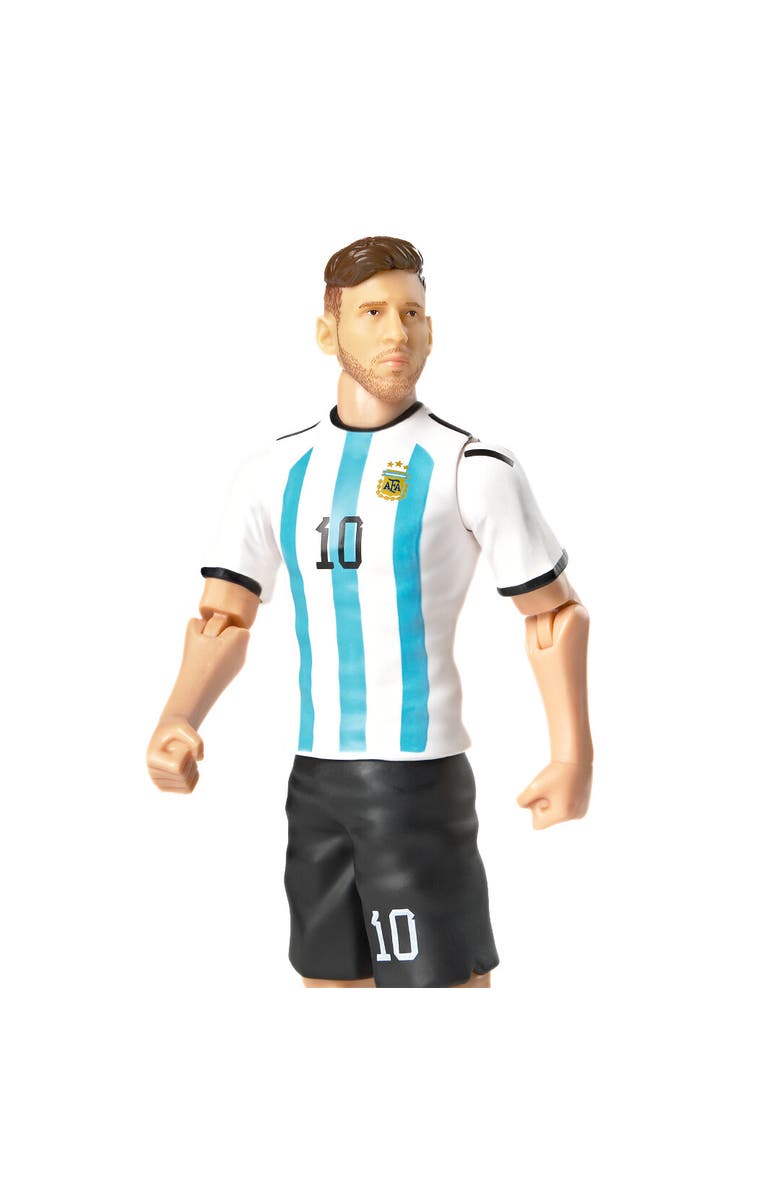 Banbo Toys SOCKERS Argentina AFA Lionel Messi 8" Collectible Soccer Action Figure, Alternate, color, Blue