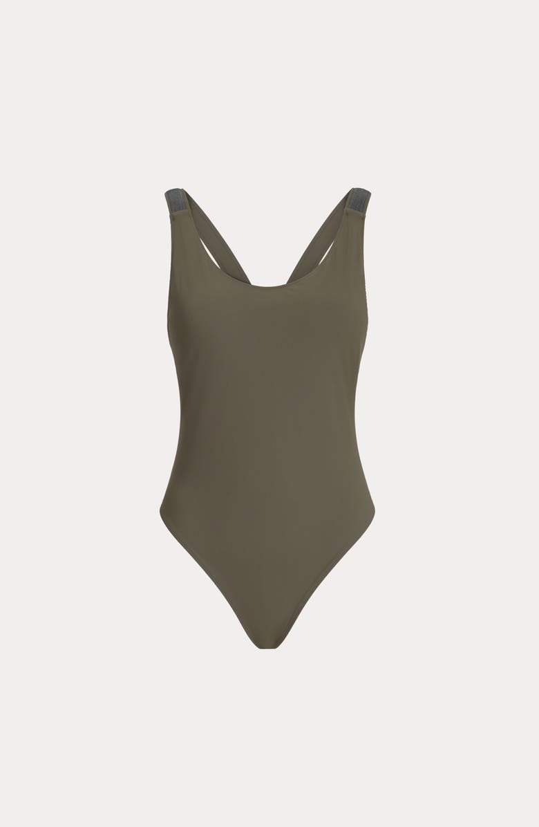 Brunello Cucinelli One-piece swimsuit, Alternate, color, Military