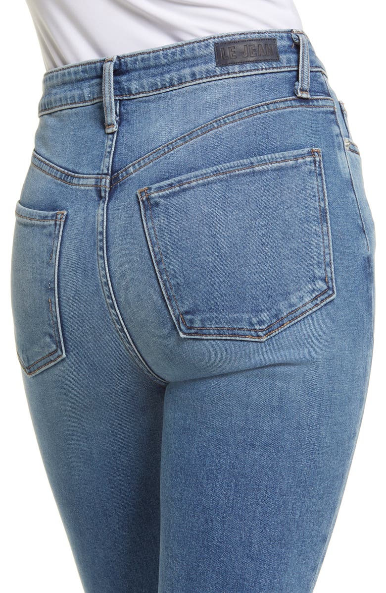 LE JEAN Remy High Waist Flare Jeans, Alternate, color, 