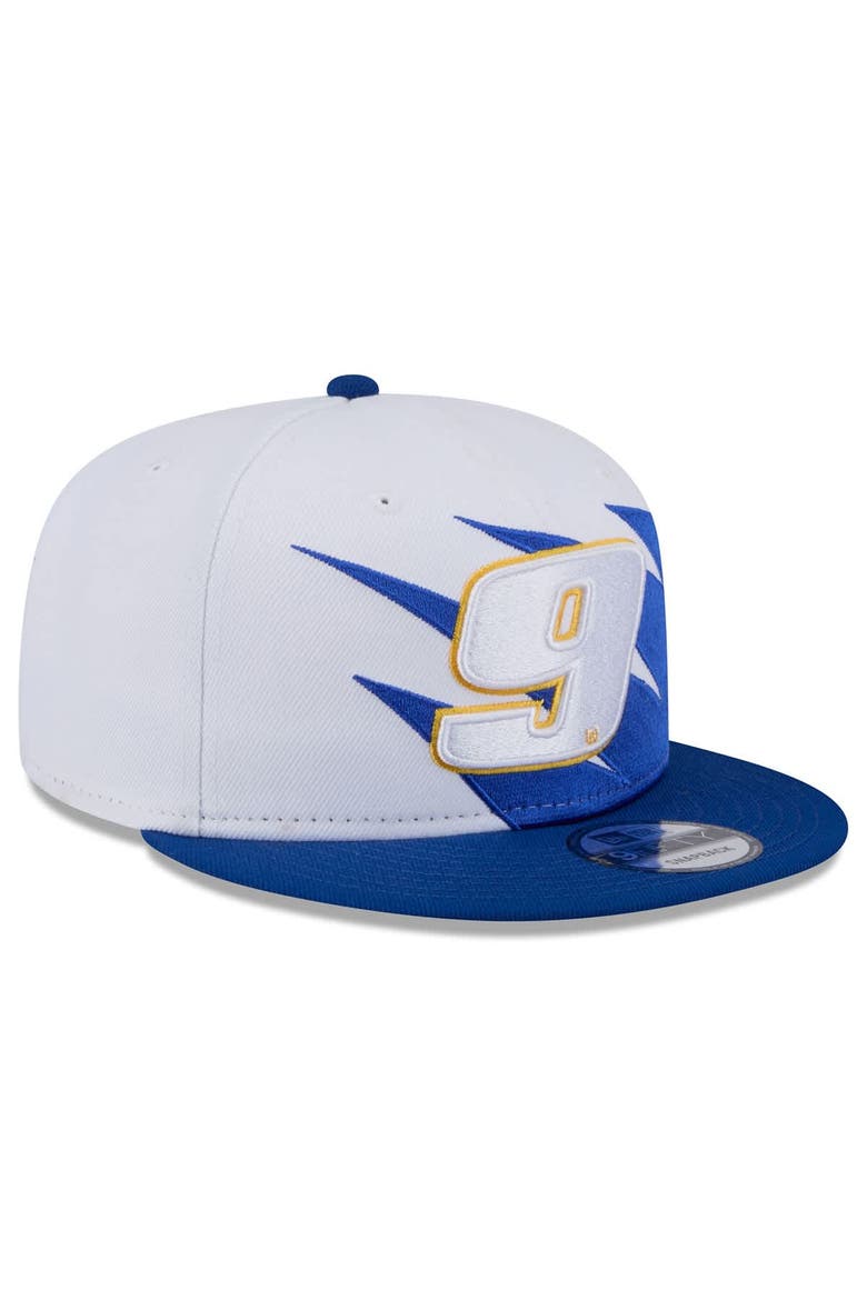 Men's New Era Blue Chase Elliott  Jagged 9FIFTY Snapback Hat, Alternate, color, Blue
