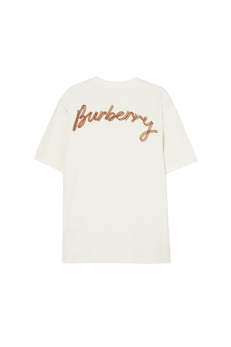 Logo Cotton T-shirt, Alternate, color, Chalk white