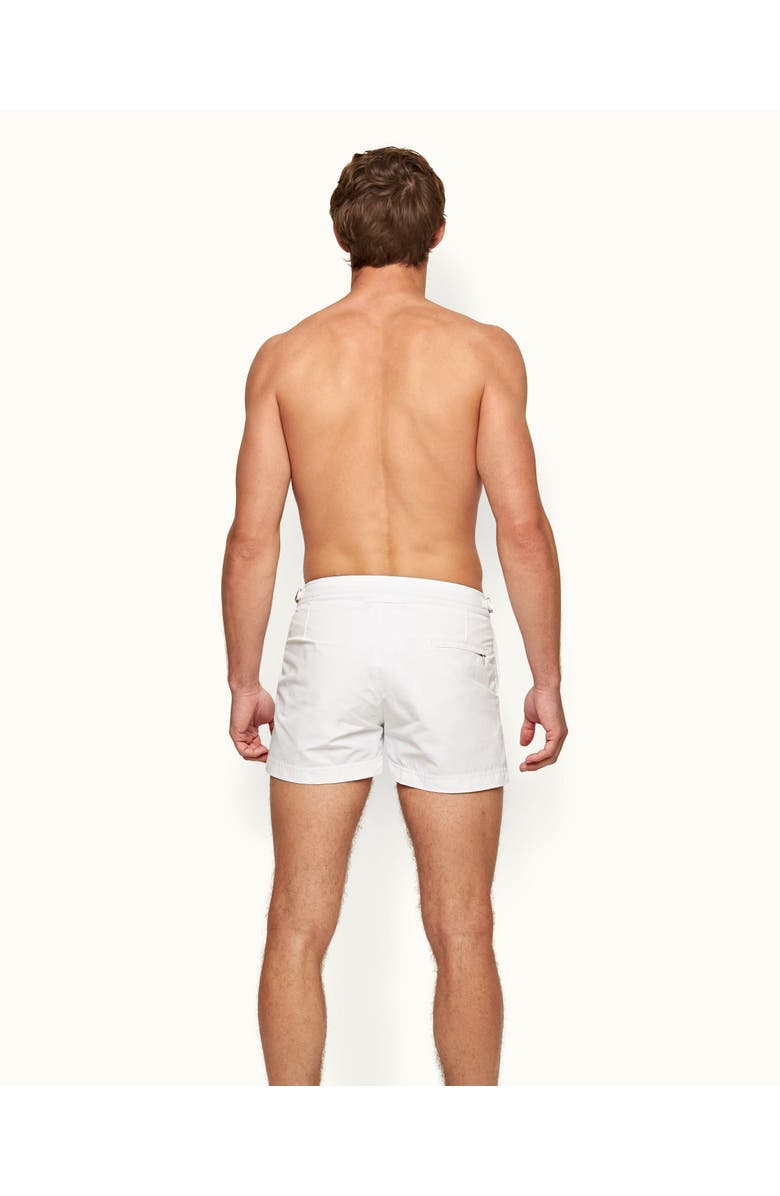Orlebar Brown Springer Shortest-Length Swim Shorts, Alternate, color, White