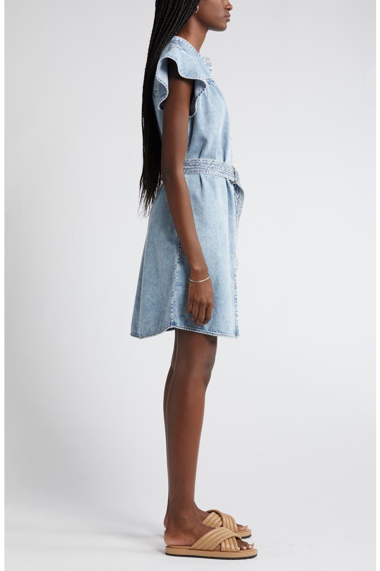 Letta Denim Dress, Alternate, color, FADED INDIGO
