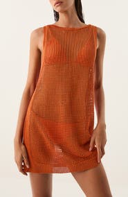 ViX Paula Hermanny Erika Knit Cover-Up Minidress