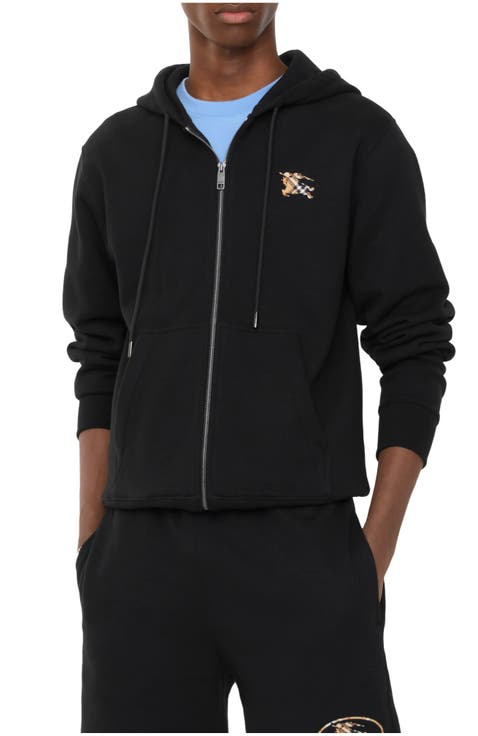 Check Knight Stamp Cotton Shorts