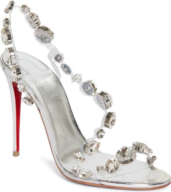 【関税送料込】ルブタン Rosalie Slingback Sandal サンダル Christian Louboutin Rosalie Crystal Embellished Slingback