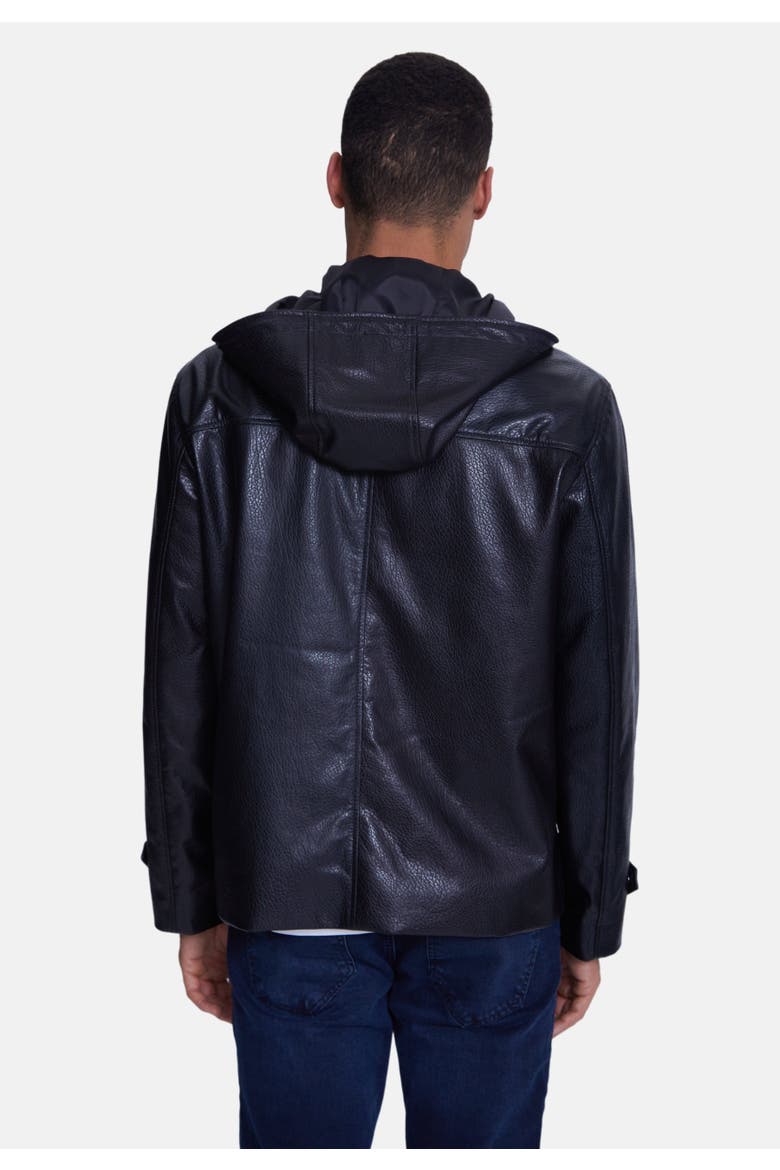Adrian Leather Jacket, Alternate, color, Black