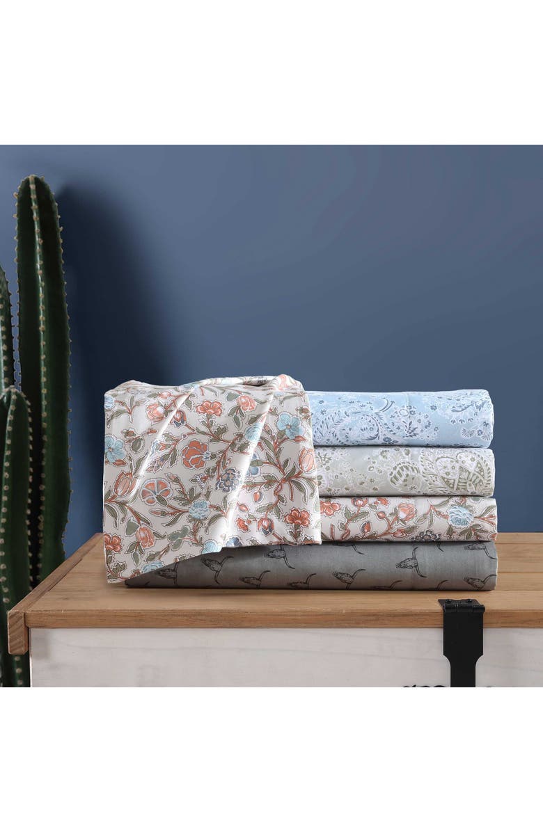 Wrangler Canyon Ikat Throw Blanket, Alternate, color, Pastel Green