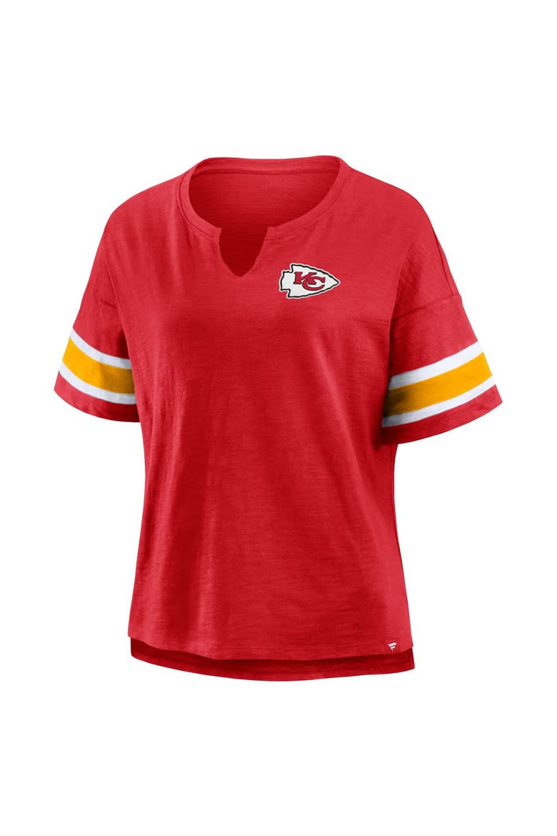Women's Fanatics Red Kansas City Chiefs Redzone Curl Route T-Shirt, Alternate, color, Red