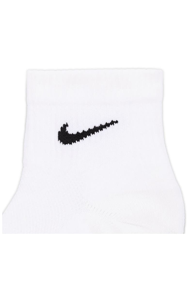 Assorted 6-Pack Dri-FIT Cushioned Quarter Socks, Alternate, color, WHITE/ BLACK