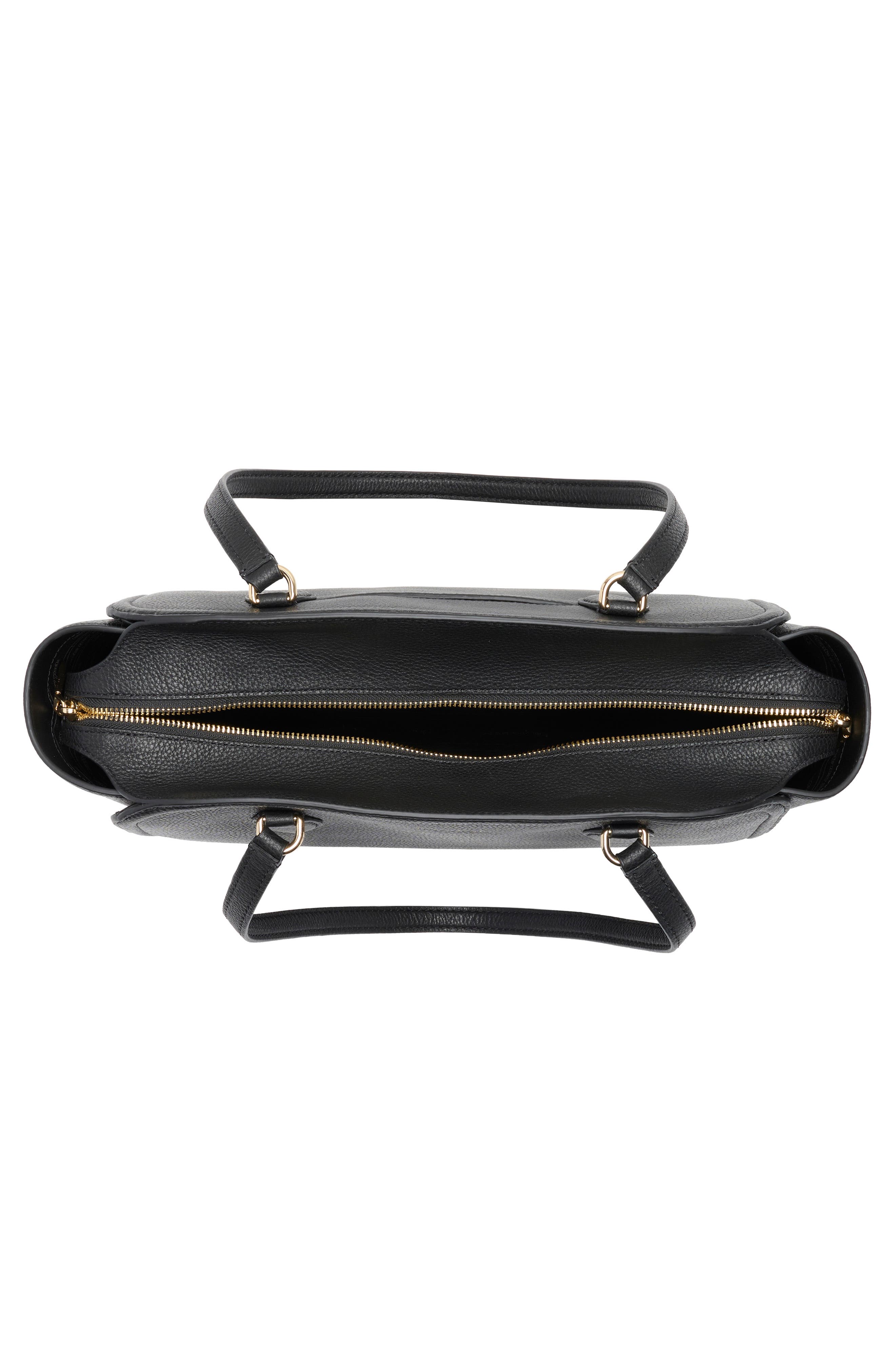 Kate Spade New York taylor pebbled leather tote, Alternate, color, Black