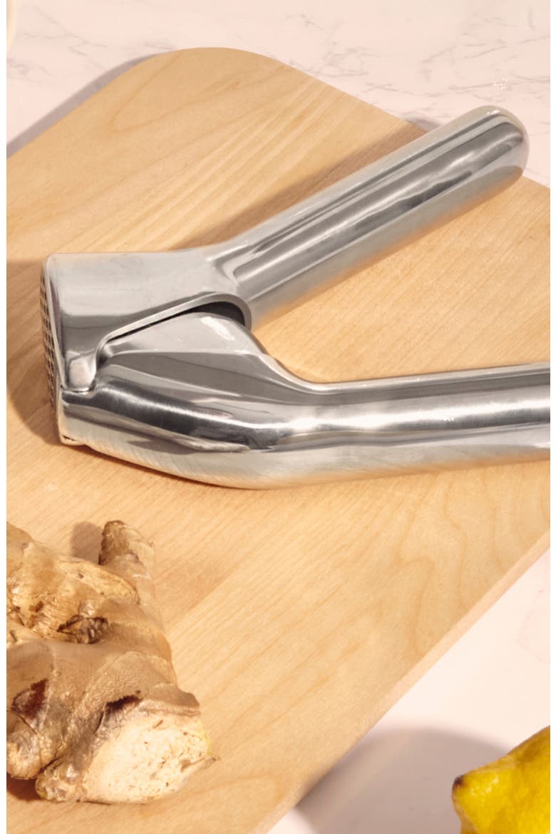 Garlic Press, Alternate, color, SILVER