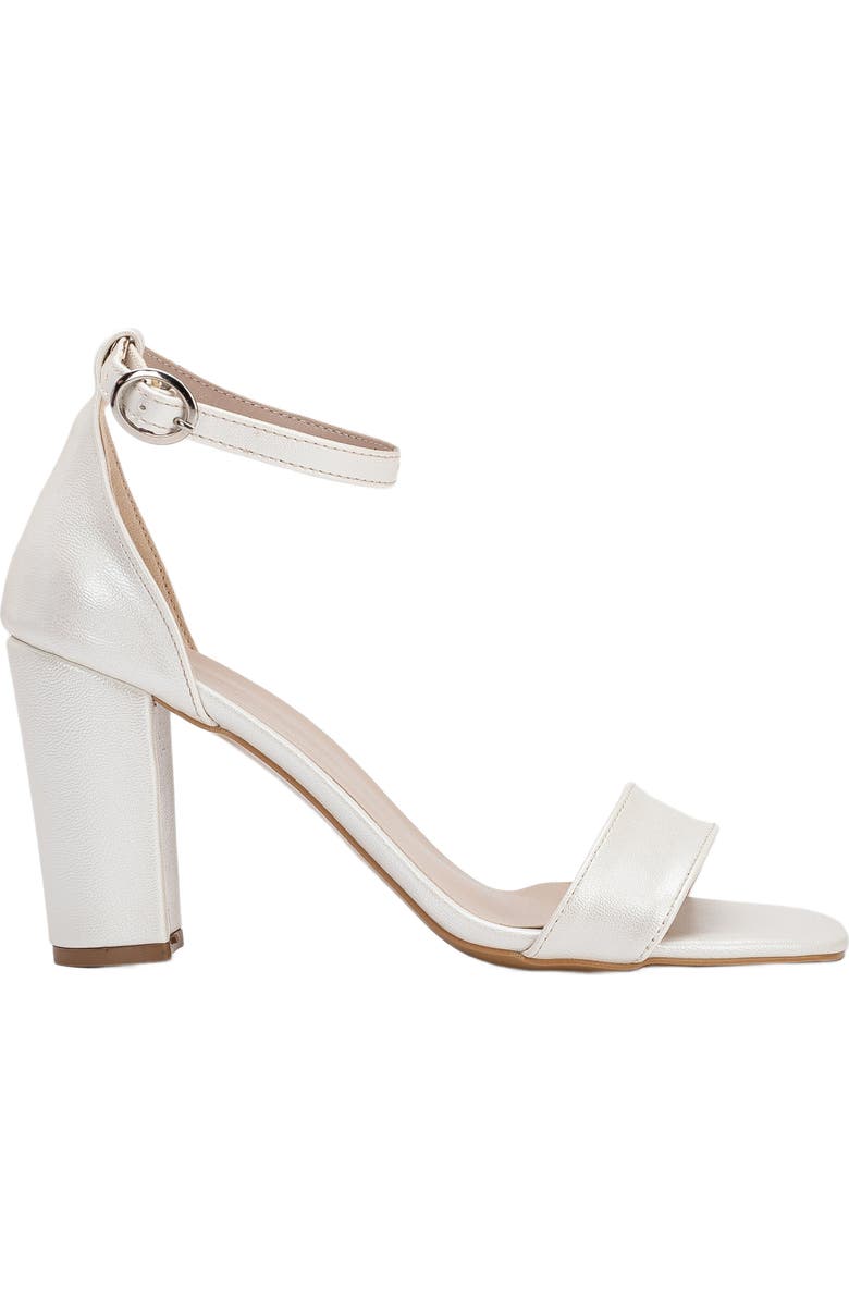 Forever & Always Shoes Noelle Bridal Heeled Sandals with Ribbon, Alternate, color,