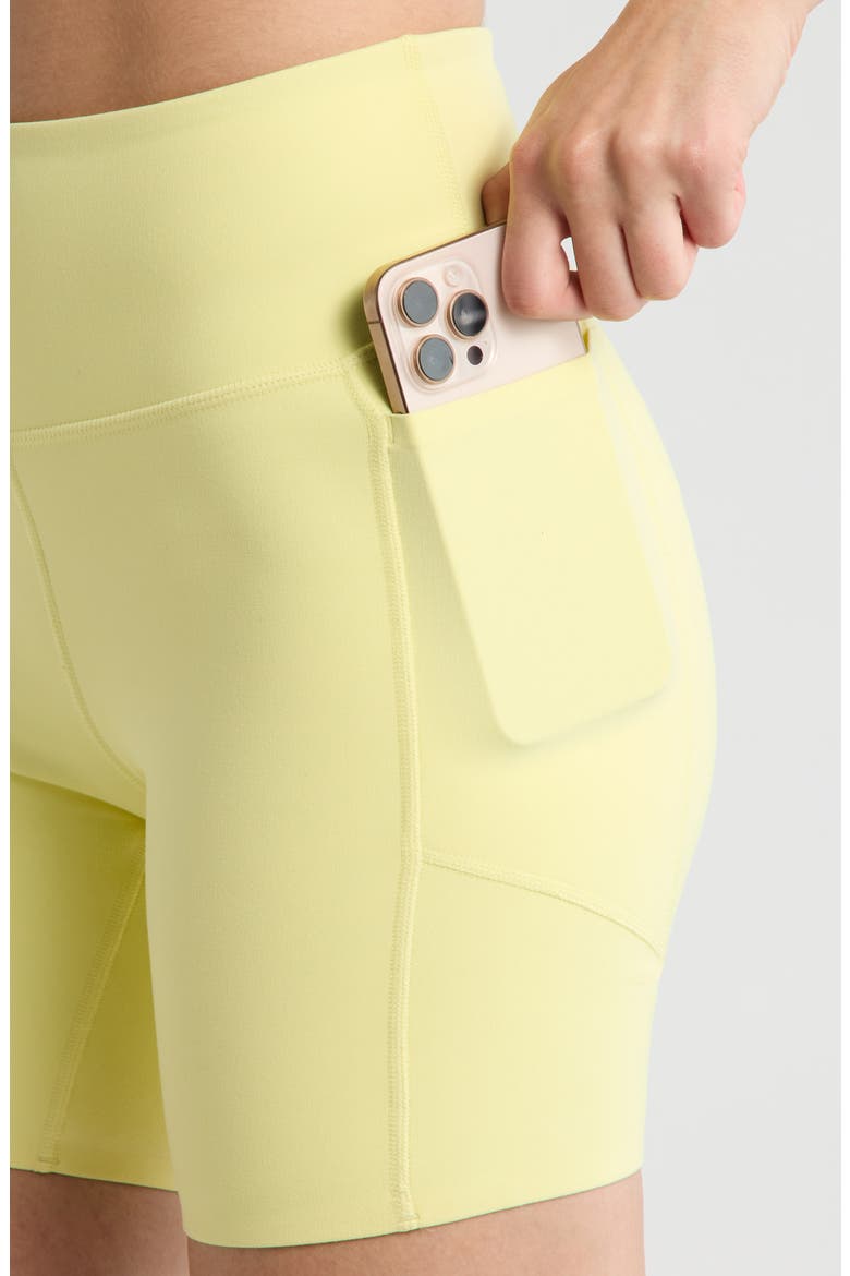 Revive Pocket Bike Shorts, Alternate, color, LEMON LIME