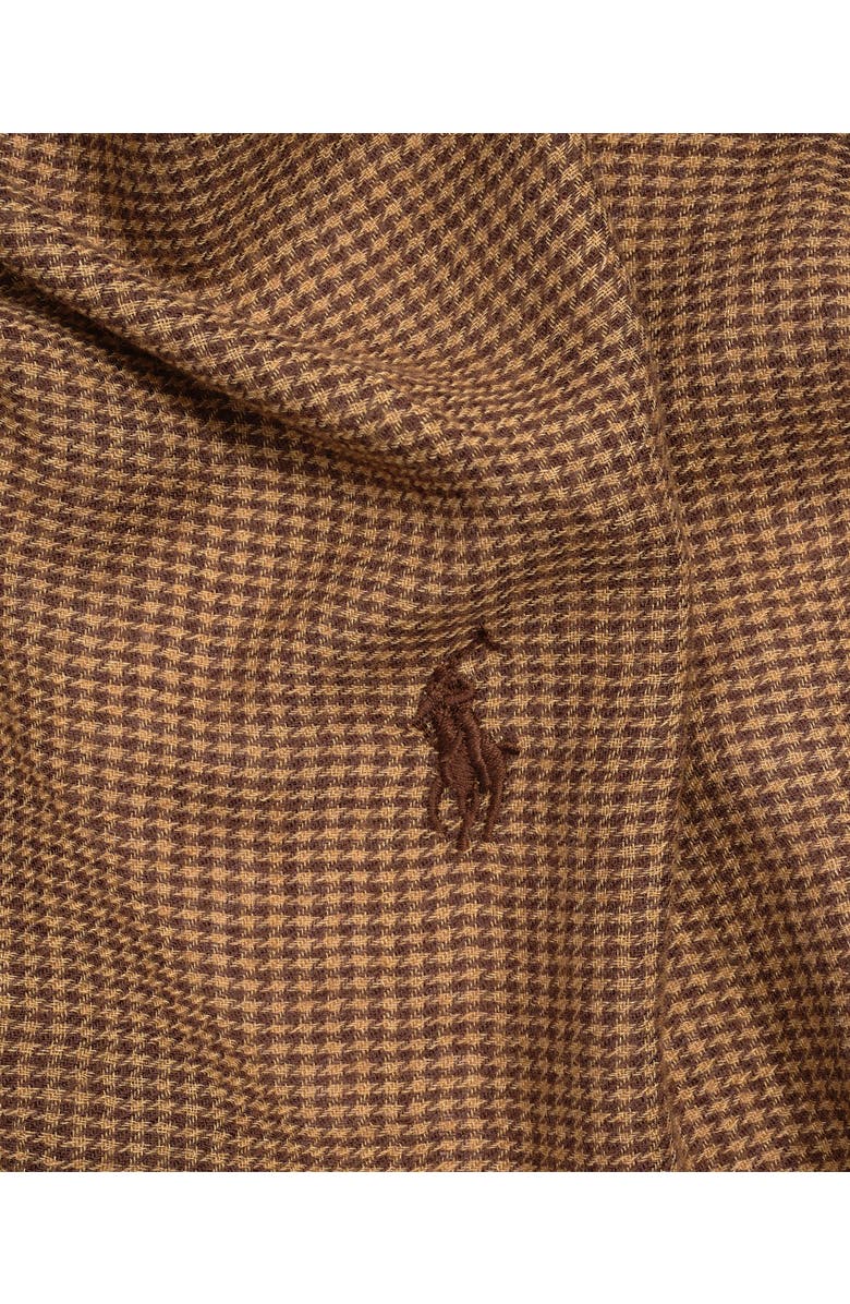 Polo Ralph Lauren Rumpled Lightweight Menswear Scarf, Alternate, color, Camel/Brown