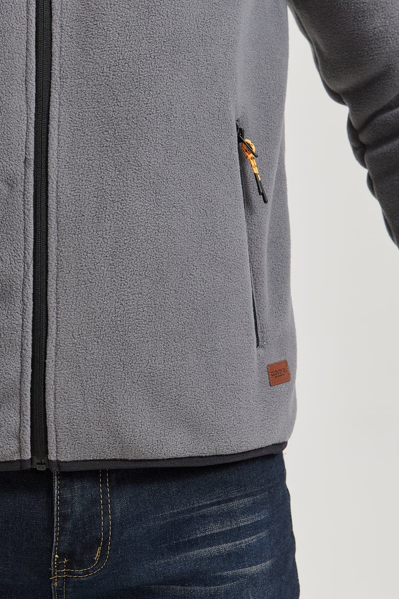 Micro Bonded Fleece Jacket, Alternate, color, Quiet Shade