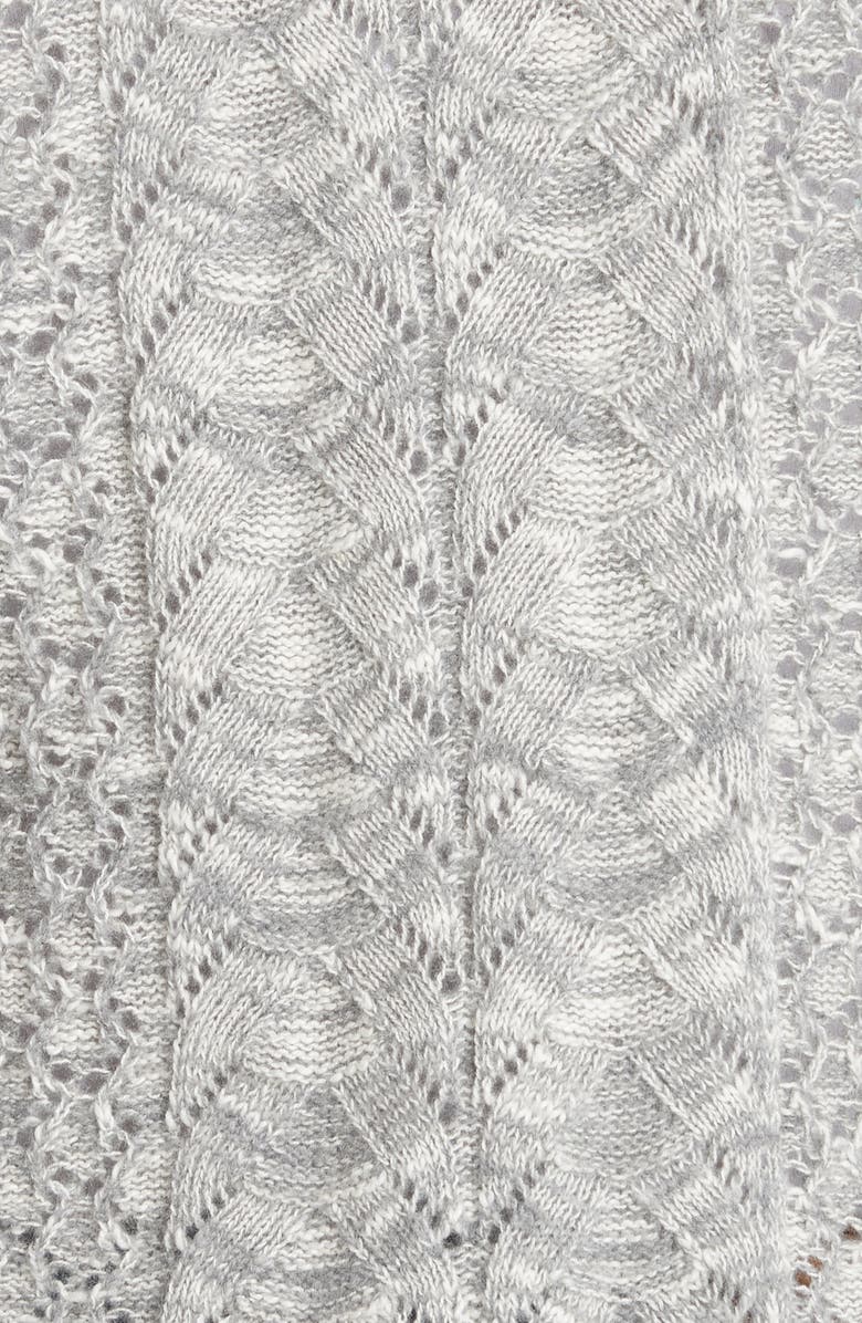 Marc Jacobs Scallop Edge Cashmere & Wool Blend Cardigan, Alternate, color, 