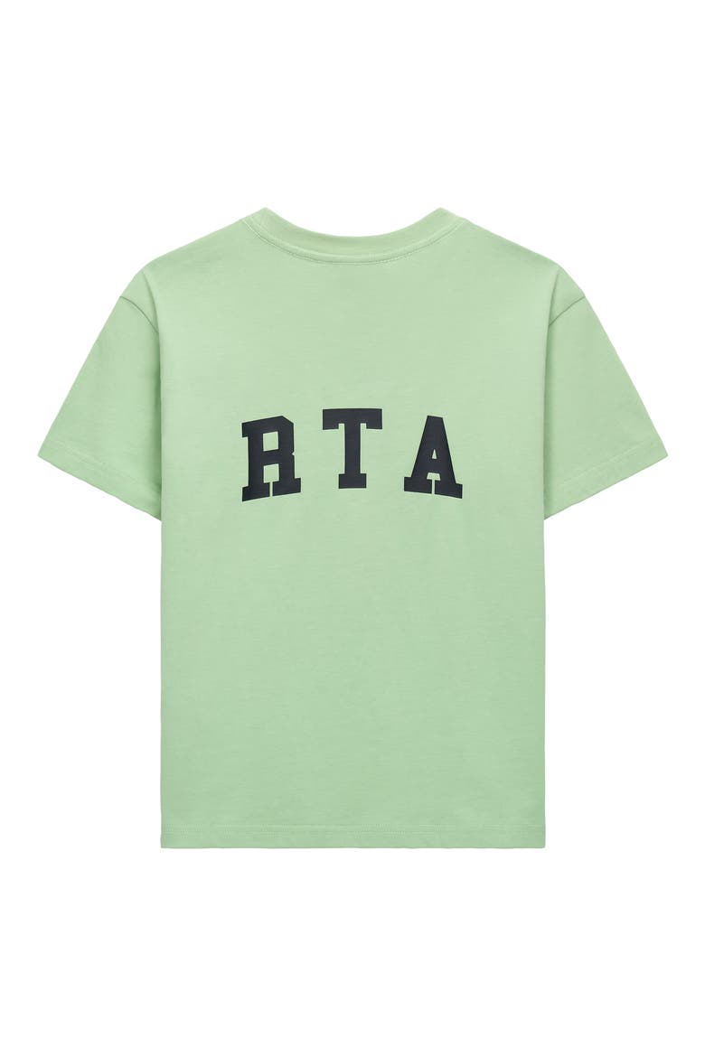 Kids' Lawson Collegiate Logo Graphic T-Shirt, Alternate, color, GREEN COLLEGIATE