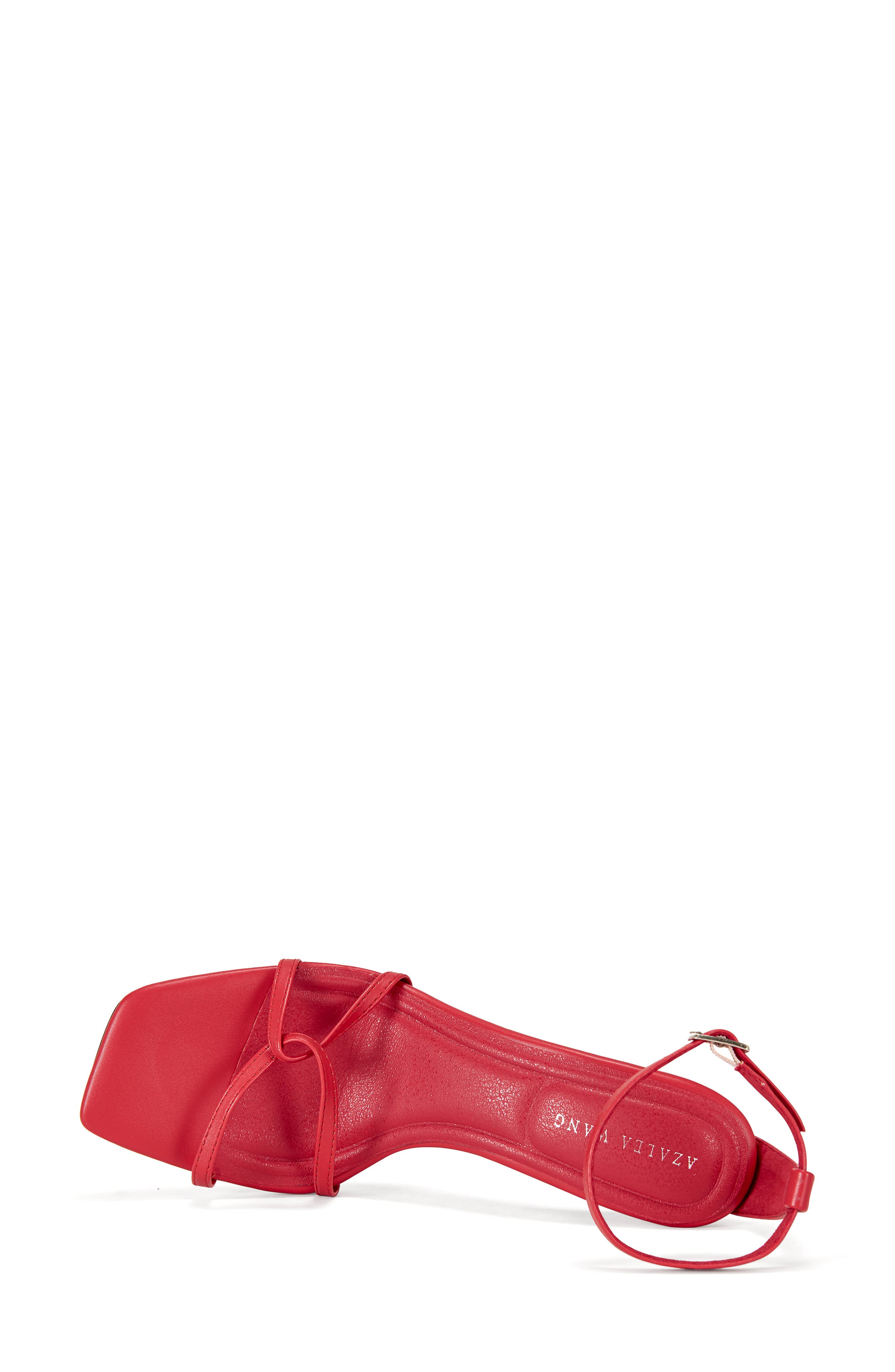 Calsite Ankle Strap Sandal, Alternate, color, RED