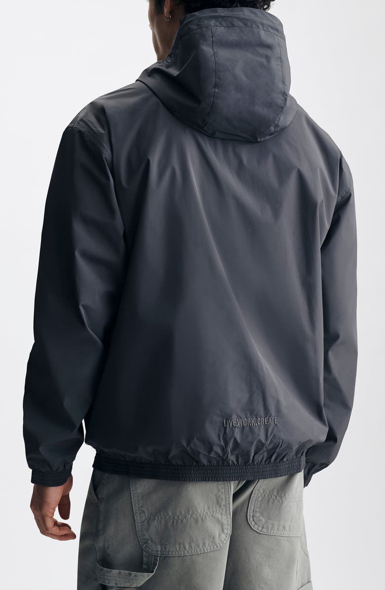 Brooklyn Industries Hooded Jacket, Alternate, color, Black Sand