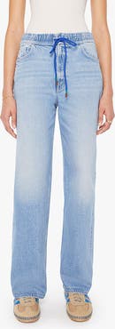 MOTHER The Drawn Tagger Skim Drawstring Jeans