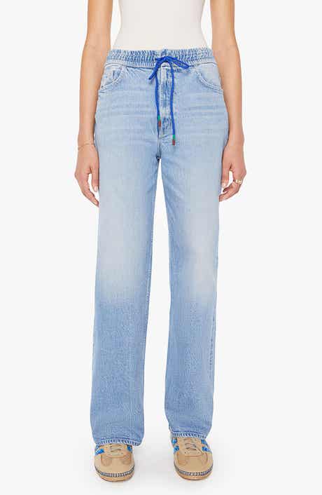 MOTHER The Drawn Tagger Skim Drawstring Jeans