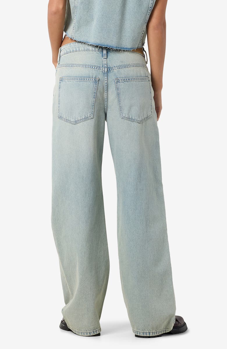 Noisy may Adriana Loose Fit Jeans, Alternate, color, Light Blue Denim