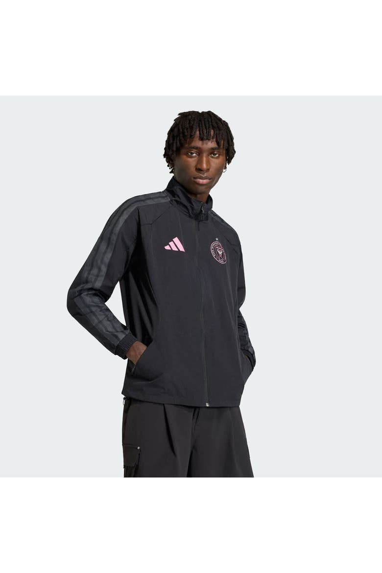 Men's adidas  Black Inter Miami CF 2026 Anthem Raglan Full-Zip Jacket, Main, color, Black