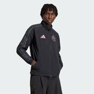 adidas Men's adidas Black Inter Miami CF 2026 Anthem Raglan Full-Zip Jacket