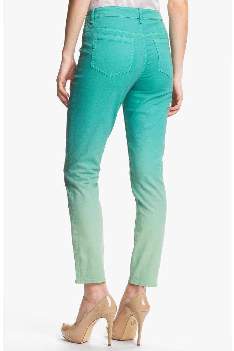 Dip Dye Straight Leg Jeans, Alternate, color, NEW MINT