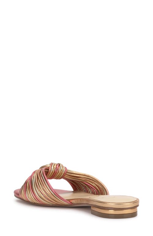 Jessica Simpson Dydra Slide Sandal In Soft Pink/gold