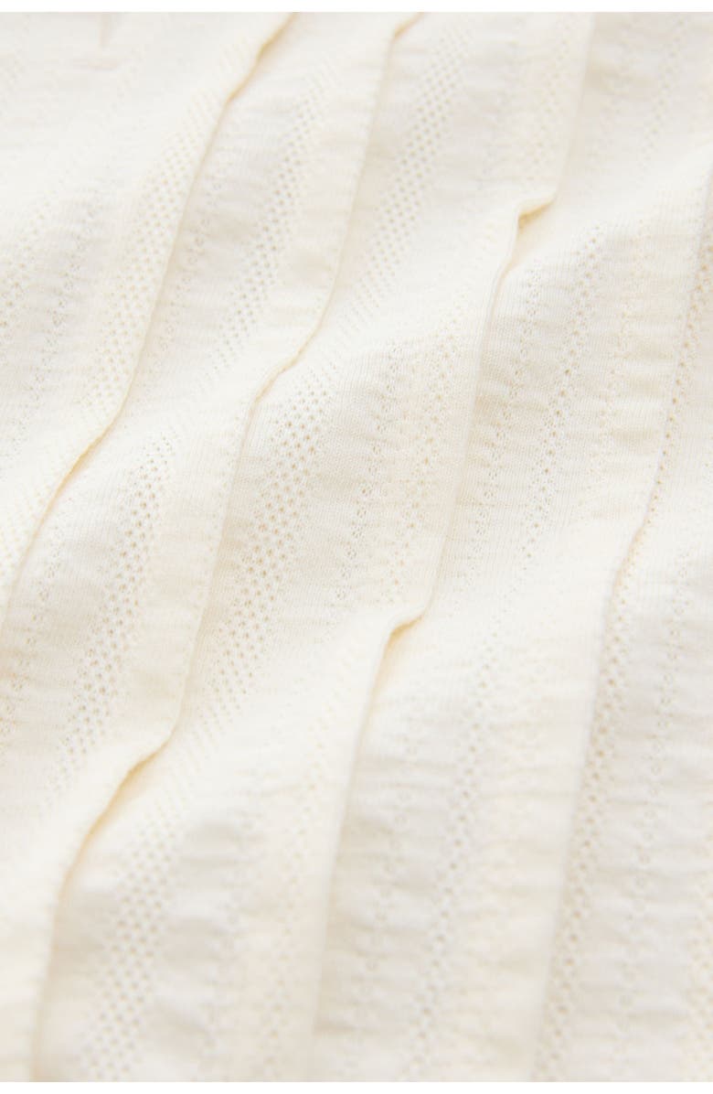 NEXT Pintuck Sleeveless Tie Front Cotton Top, Alternate, color, Neutral