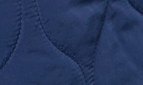 Vici Collection Chilly Morning Onion Quilted Jacket In Blue